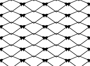 Fishnet Pattern With Bows by Anna Seamless Repeat Vector Royalty-Free