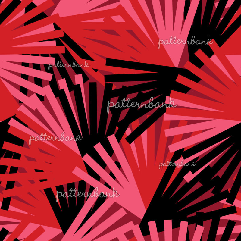 Twisted Geometry - Stripes - Red by Sonja Sporrer-Hornfeck Seamless ...