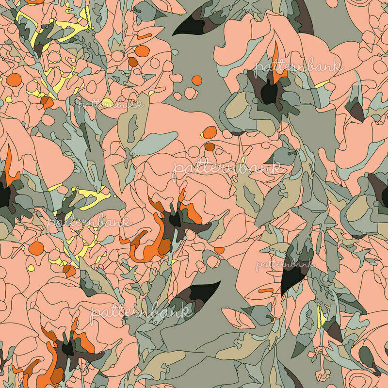 Kora by Dorota Kmiecik Seamless Repeat Vector Royalty-Free Stock ...